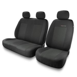Housse de si/ège Universelle pour Van Transporteur Camion Camionette 2 1 Housse Couverture Couvre Sieges 2 1