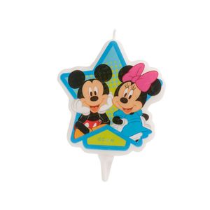 Disney 2D Anniversaire Gâteau Bougies x6 Mickey Minnie Donald Pluto Dingo Daisy