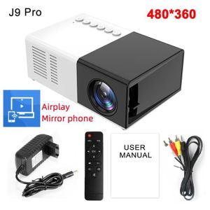 Vidéoprojecteur Vidéoprojecteur LED Portable Salange J9 Pro - Lecteur multimédia - 480x360 - Noir