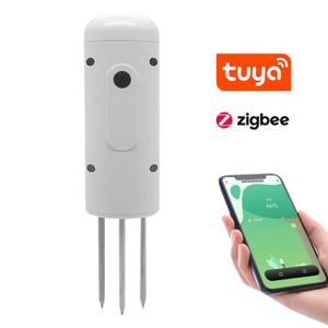 ZigBee Capteur De Température Et Humidité, App Tuya et SmartLife, Petit et  Rond