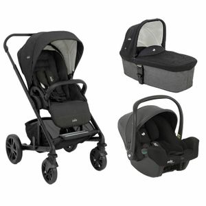 POUSSETTE  JOIE - Poussette TRIO CHROME + I-Snug 2 Shale + Na