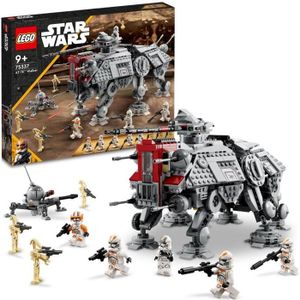 VOITURE À CONSTRUIRE LEGO 75337 Star Wars Le Marcheur AT-TE, Jouet, Figurines Droïdes de Combat, Clone Trooper, La Revanche des Sith, Enfants Dès 9 Ans