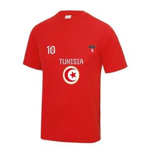MAILLOT DE FOOTBALL - T-SHIRT DE FOOTBALL - POLO DE FOOTBALL Maillot - Tee shirt Tunisie homme rouge 