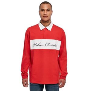 POLO Polo rugby oversize Urban Classics GT - rouge - 5X