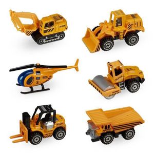 VOITURE - CAMION 6 véhicules de chantier pour enfant - 10043033-0