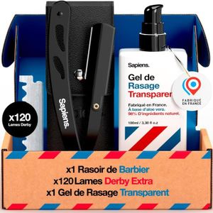 RASOIR MÉCANIQUE Barbershop Kit Rasage Homme - Kit Rasoir Barbier A