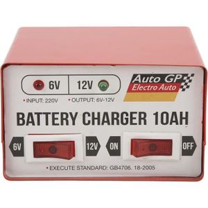 CHARGEUR DE BATTERIE Chargeur Intelligent, 6V 12V Chargeur De Batterie De Voiture Réglable Charge Rapide Pour Voitures, Camions, Suv, Motos, Tonde[J376]