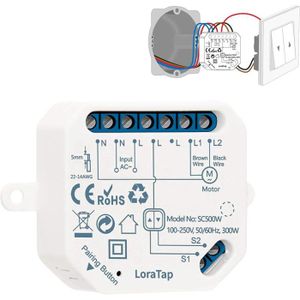 INTERRUPTEUR LoraTap Interrupteur Module Volet Roulant Connecté