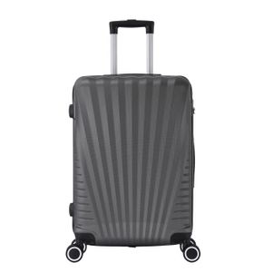 VALISE - BAGAGE Valise Taille Moyenne 4 roues 65cm Rigide Gris Ombre - Elegance - Trolley ADC