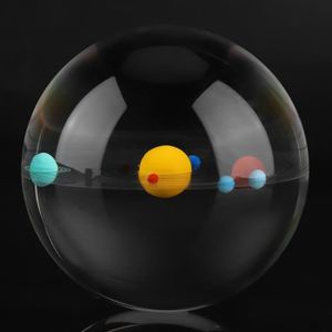 Ballon bubble boule à facette multicolore
