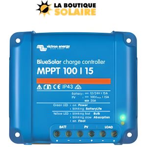 OUTILLAGE ÉLECTRICITÉ VICTRON Régulateur solaire BlueSolar MPPT 100/15