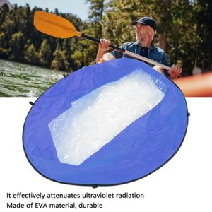 KAYAK Voile de vent pliable pour kayak ZJCHAO - Réduit les rayons UV - Matériau EVA - Bleu