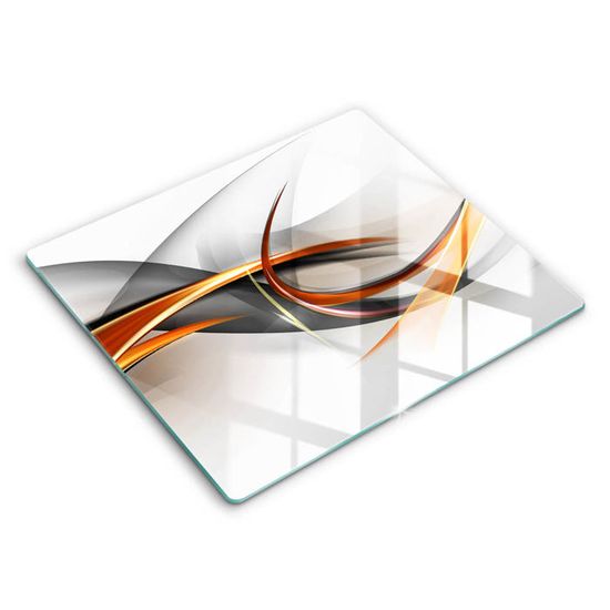 Planche à Découper Elégante Avec Mpresson Sur Verre 60x52 Aquarelle | EBay