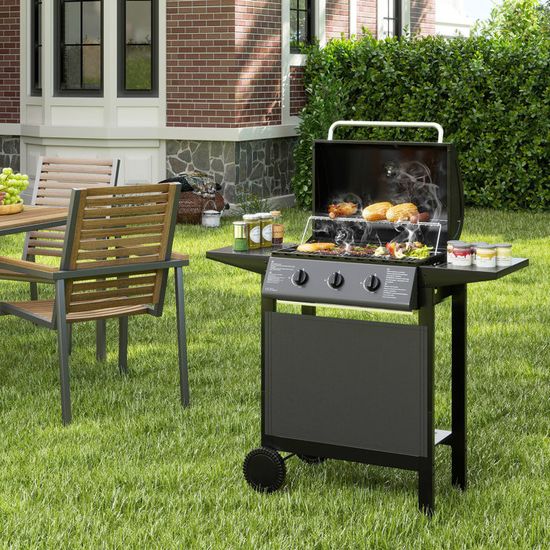 Char-Broil Barbecue Au Gaz à 3 Brûleurs Signature, Acier Inoxydable Et Noir | Home Depot Canada