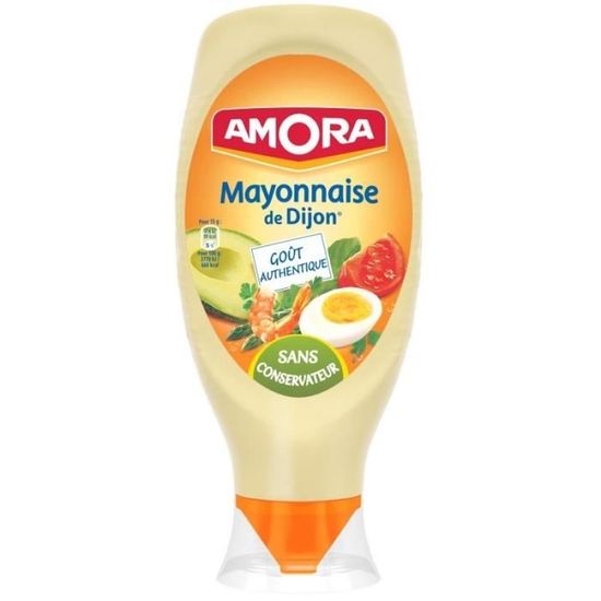 Amora Mayonnaise de Dijon Goût Authentique Sans Conservateur 710g (lot