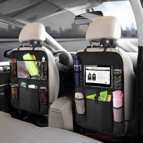 Sac Siège Passager Organisateur Siège Auto 2 Pièces - Sac Rangement Latéral Pour Téléphone, Clés | Accessoire Intérieur Voiture Accessoire Voiture Interieur