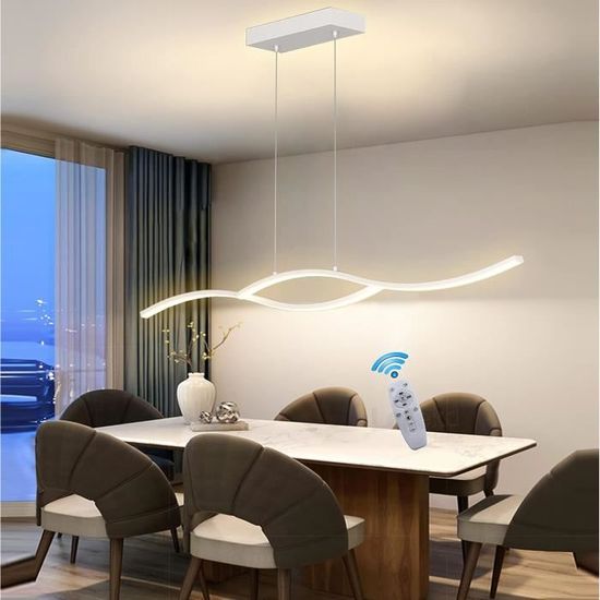 Suspension LED, dimmable, réglable en hauteur, lampe pour table de