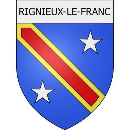 arrondis Logo 01 Rignieu-le-Franc logo ville autocollant plaque sticker Angles 