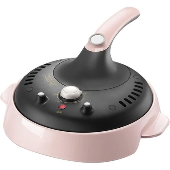 Poêle à Crêpes Électrique Antiadhésive 20cm - Crêpière Portable 600W Automatique