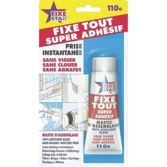 Fixe Tout Mastic D Assemblage Colle Achat Vente Colle Pate