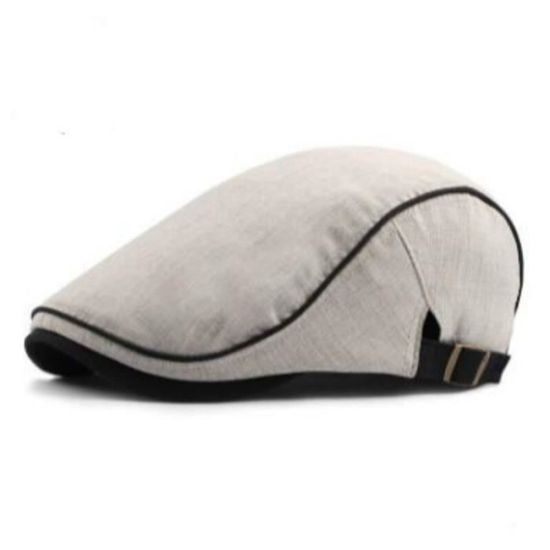 Casquette Grande Visière Emma Coton Beige - Traclet Beige