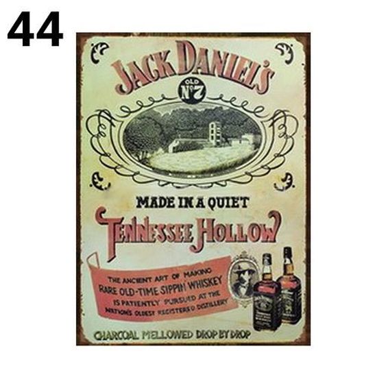 Peinture Vintage Mur Art Métal Signes Bière Rétro pour Bar Pub Décoration  44 - Achat / Vente objet décoration murale - Cdiscount