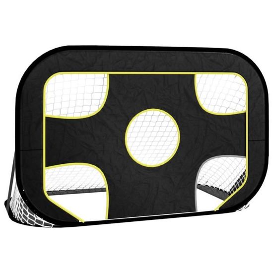 Filet Cible Football LURNODY – Lot De 2, 45x60 Cm, Polyester Jaune, Sangles Réglables, Pour Tirs De Précision Adultes Enfants