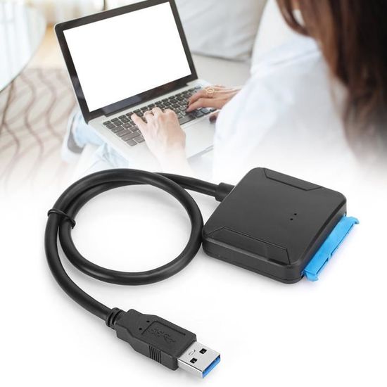 Câble SATA vers USB 3.0 Adaptateur de ligne de convertisseur de disque