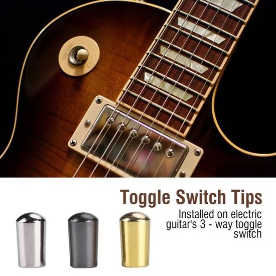 10 Capuchons Pour Sélecteur De Micro Guitare – 3 Ou 5 Voies, Plastique – Pour Remplacement Ou Personnalisation - 7