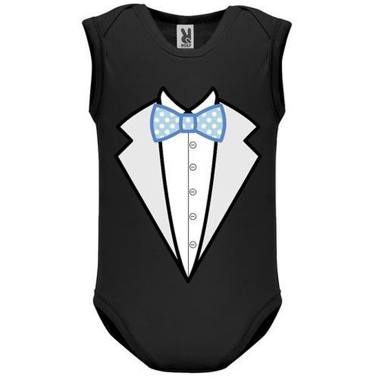 Body b b Manche Sans B b Gar on Noir VESTE CHEMISE NOEUD