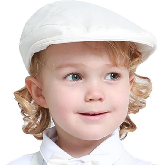 Mintgreen Chapeau Garcons Bebe Bapteme Casquette Retro Garniture Vintage Blanc Blanc Cdiscount Pret A Porter