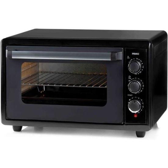 Jata JEHN0910 Horno Eléctrico de Sobremesa, 800 W, Capacidad 10 litros, Función Grill, Temporizador, Termostato Regulable, Incluye Parrilla, Medidas externas: 37 x 27 x 23 cm