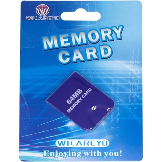 Carte Mémoire 64 M Pour Console Wii Ngc Gamecube Violet[J3360] Cdiscount Appareil Photo