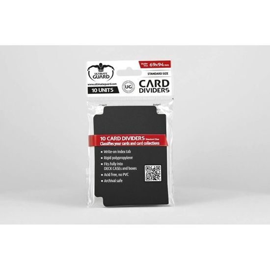 100 Séparateurs De Cartes En Plastique - 10 Couleurs - 95 X 70 Mm - Pour Jeux, Cartes à Collectionner, Organisation - 6