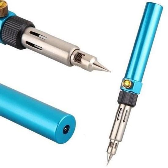 Stylo à Souder Butane 3 En 1 - Torche, Souffleur Et Fer à Souder Rechargeable, Pour Petits Travaux