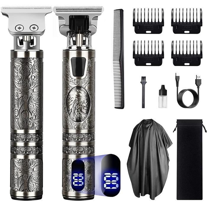 tondeuse cheveux hommes professionnel,tondeuse barbe homme sans fil brostyle tondeuse à cheveux rasoir barbe tondeuse kit usb rech