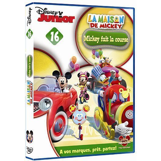 Dvd La Maison De Mickey, Mickey Fait La Course