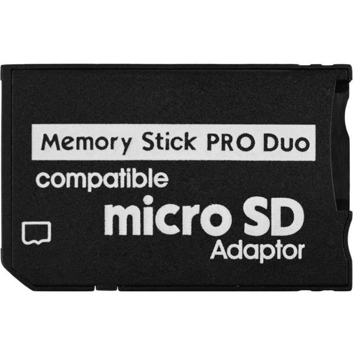 Adaptateur de carte Micro SD à MS Mémoire Stick Pro