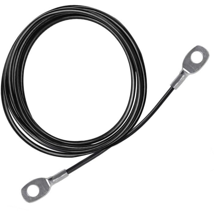 Câble de Gymnastique, Corde Fil d'acier de Remise en Forme DIY LAT Home Gym Poulie Câble Machine Musculation Cable
