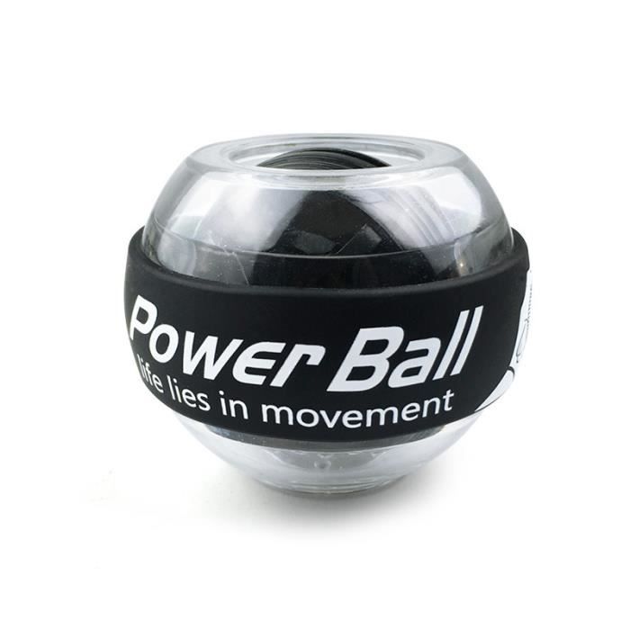 Entraîneur boule poignet, Gyroscope, renforcement des bras, équipement de gymnastique et d'exercice pour les bras, noir