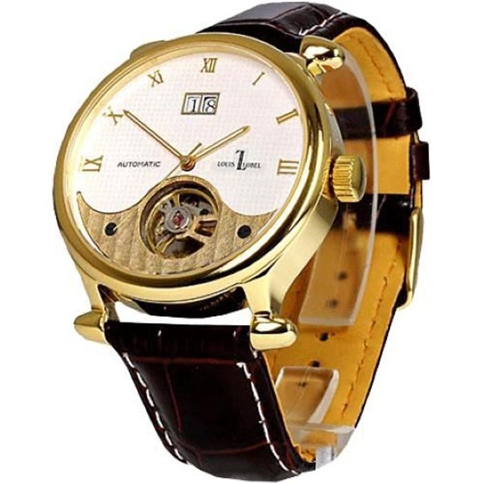 MONTRE HOMME LOUIS LOBEL. Mécanique à remontage automatique. u9025eb