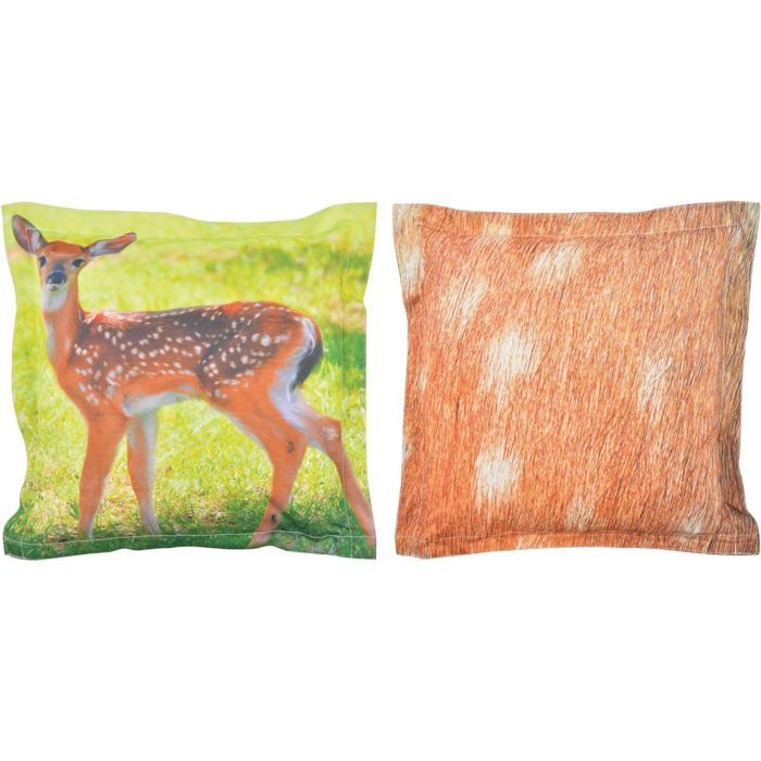 Coussin extérieur imperméable daim - 41,5 x 41,5 x 10,2 cm