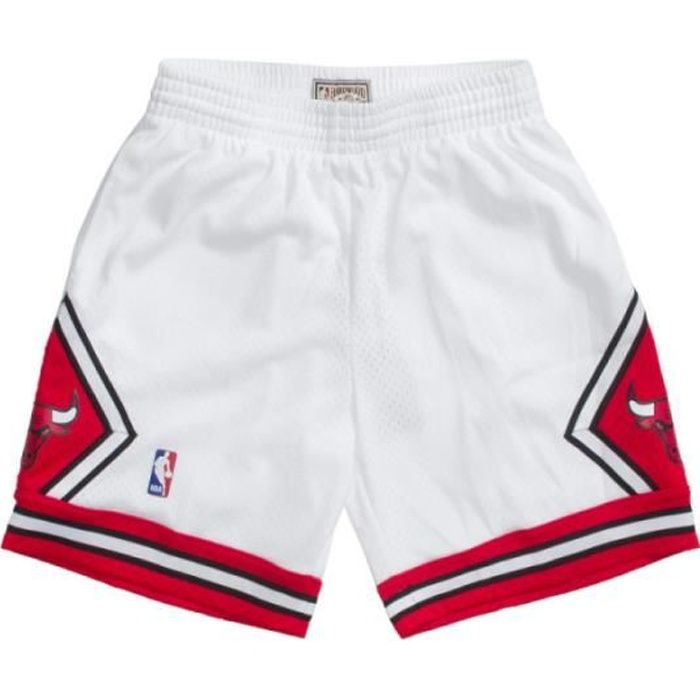 Short NBA Chicago Bulls 1997-98 Mitchell & Ness Swingman Blanc pour Homme