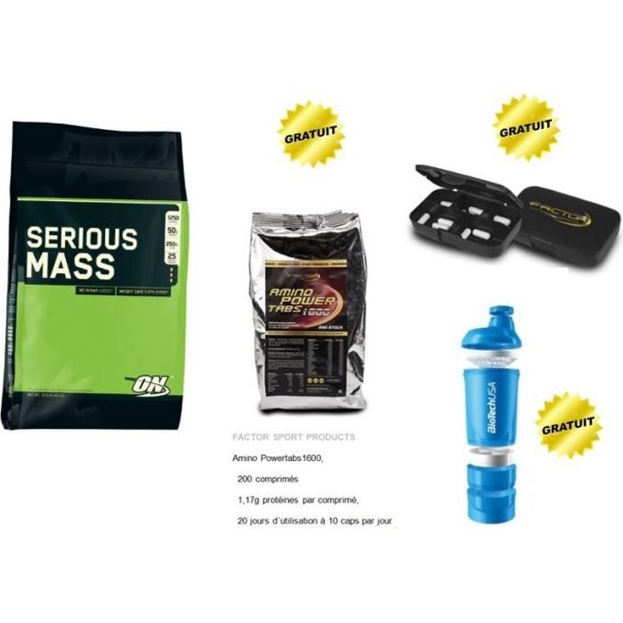 Serious Mass - 5,4 kg - Banane Superpack