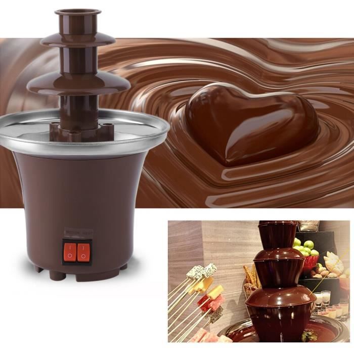 fontaine de chocolat électrique trois couches 220V 65W