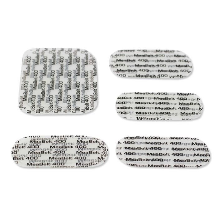 Kit recharge pour la Ceinture Meabelt 400 Ancien modèle Rouge – 5 Patchs conducteurs de rechange