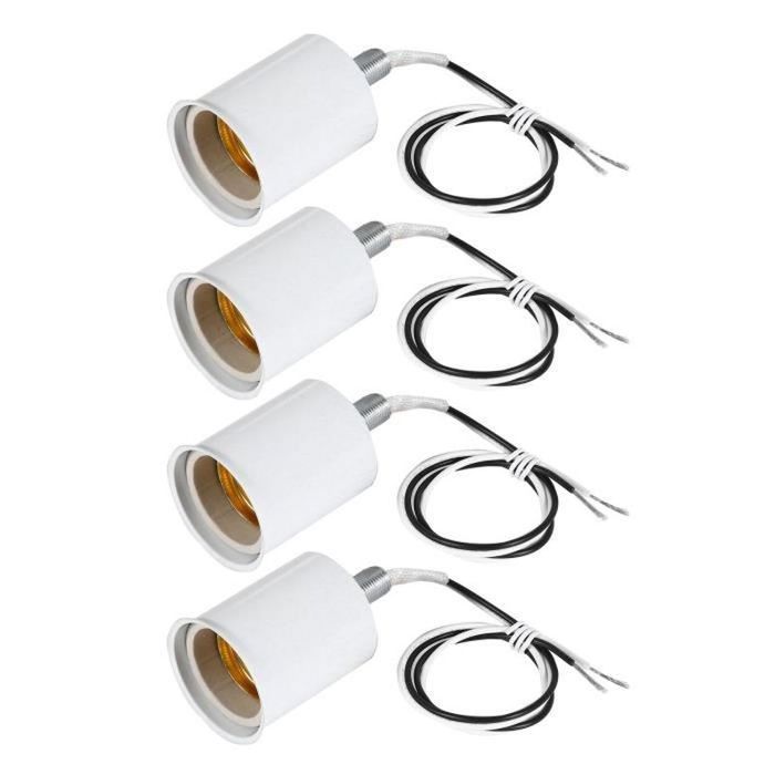 Douille De Lampe E27 Vintage En Aluminium Avec Tirette - Culot Standard, Style Rétro - 3