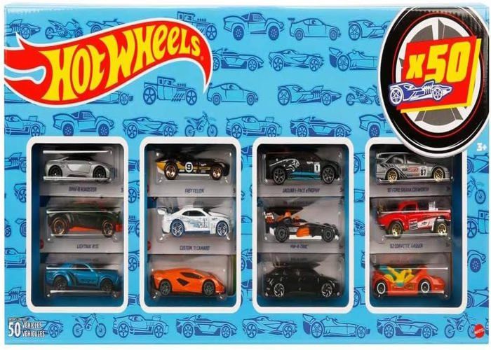 Jouet pour enfant de petites voitures miniatures Hot Wheels coffret 50 idéal anniversaire
