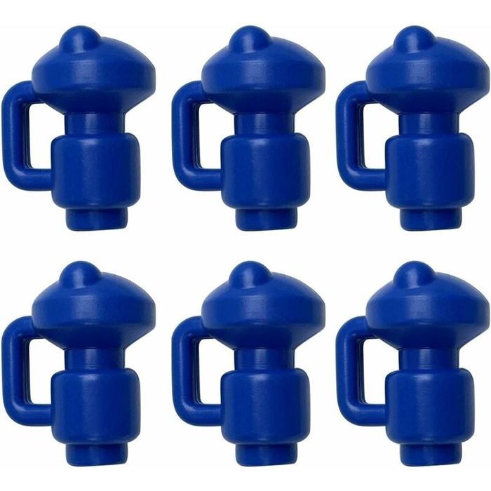 embouts de protection Bouchons De Trampoline 6 Pièces Capuchons De Poteau Pour Les Piquets De Filet Du Trampoline Ø 28 MM Parti