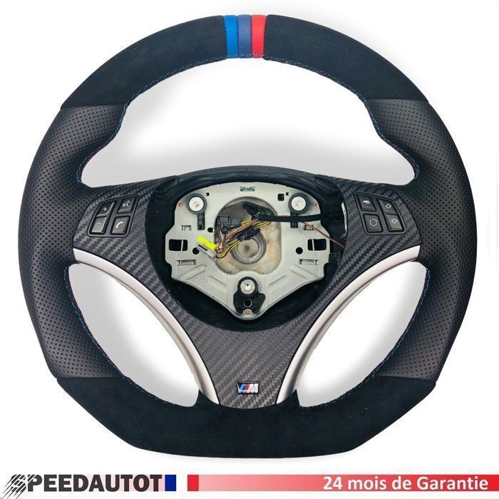 Volant Cuir BMW M-POWER - Remis à Neuf, Compatible E81 à E93, Envoi Sous 5 Jours